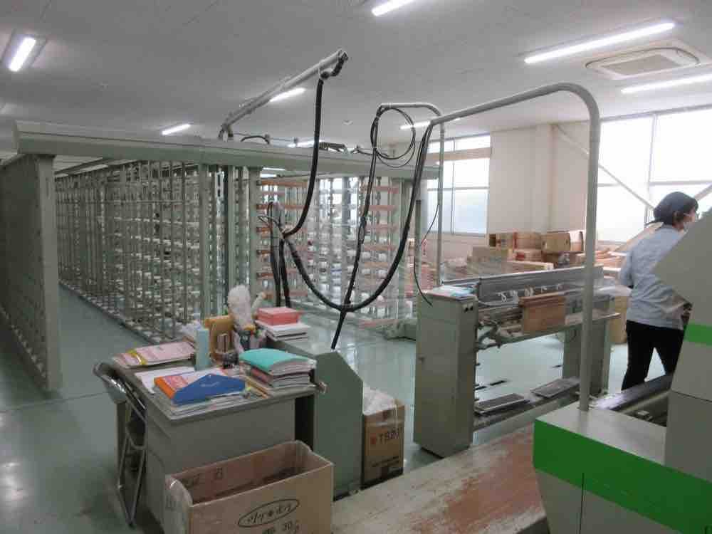 Yarn lined on a frame